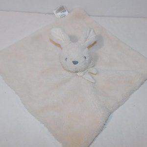 Little miracles White Bunny rabbit Security Blanket Baby Infant lovey nunu Plush